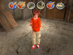 Amanda ve stáji ( asi kydá box )